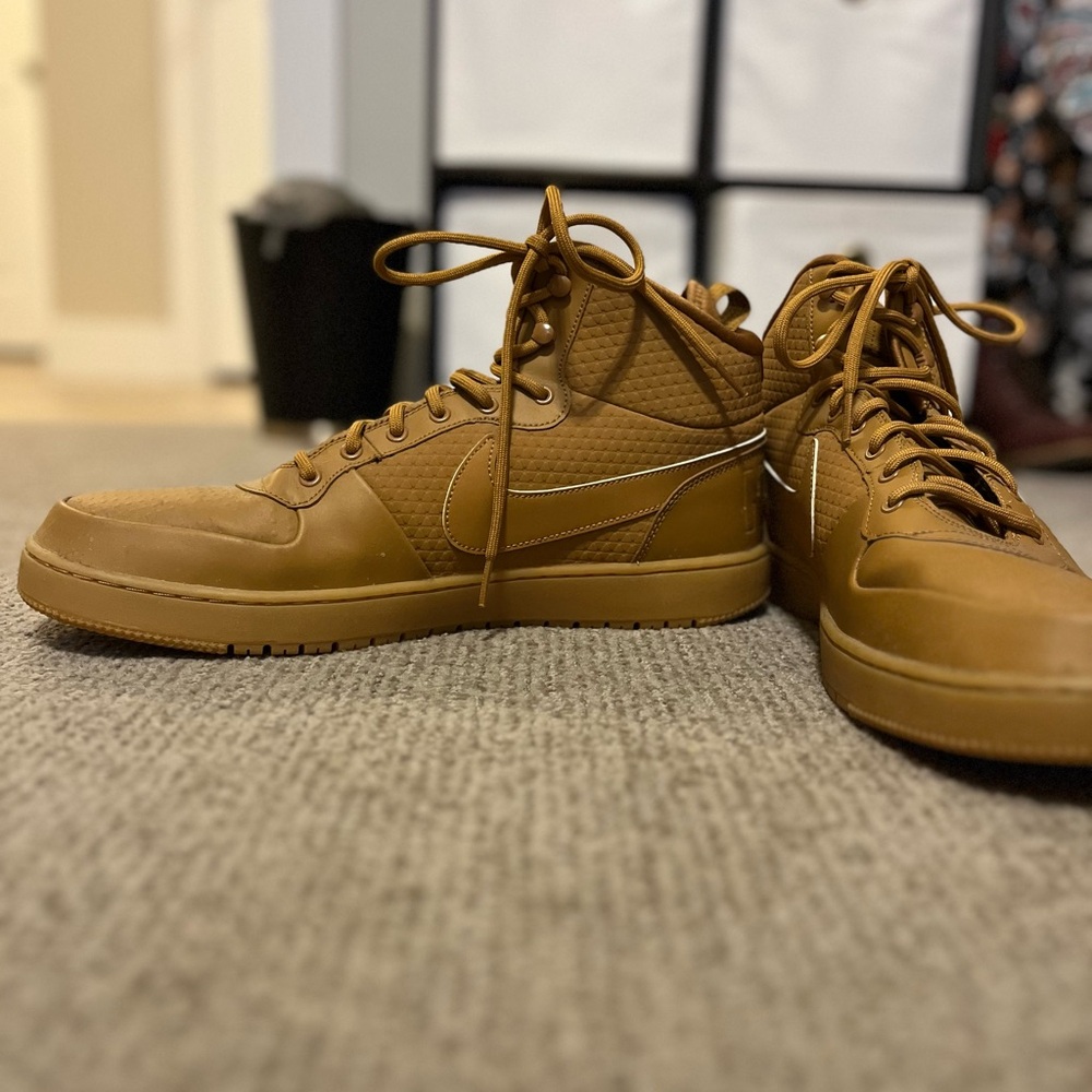 Nike COURT BOROUGH MID WINTER 'Wheat' AA0547-700 - Picture 2 of 7